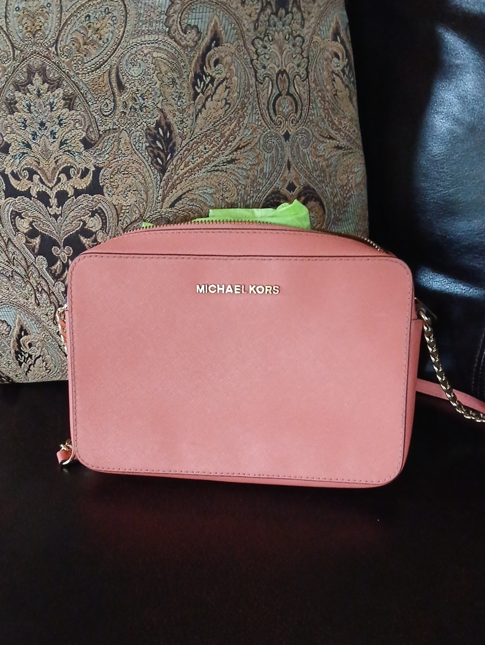 Michael Kors Coral Pink Crossbody Bag